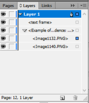 expand layers to see all objects on a page